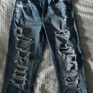 American Eagle Outfitters Distressed Blue Jeans